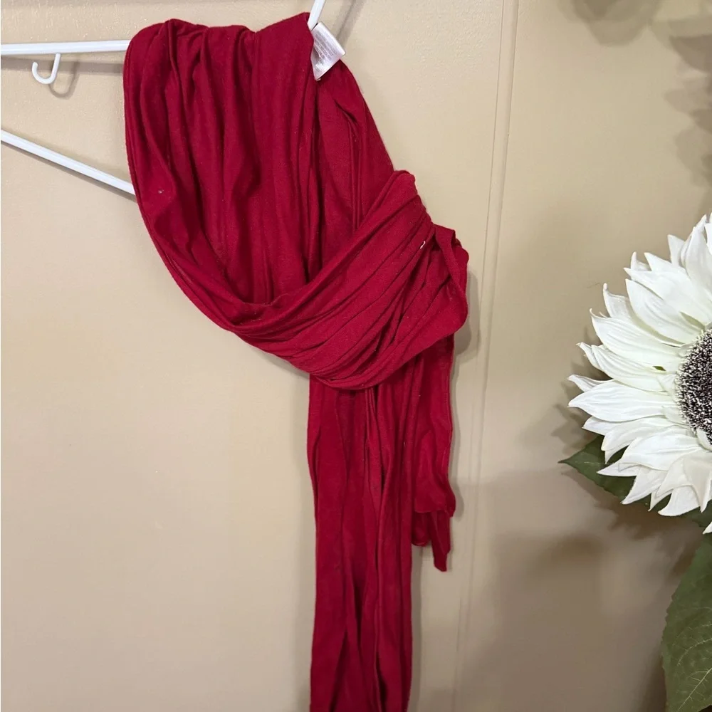 Vibrant Red Scarf